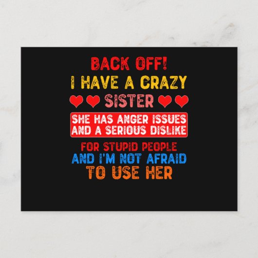 シスターおもしろいことわざ ポストカード (正面)