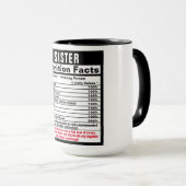 シスターおもしろいギフトマグ マグカップ (正面右)