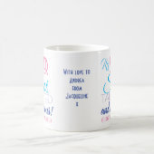 シスターおもしろい引用文コーヒーマグ コーヒーマグカップ (中央)