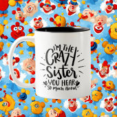 シスターおもしろい熱狂する追加記号 ツートーンマグカップ