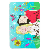 シスターお洒落フォークアートハンドドロー マグネット (縦)