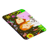 シスターお洒落フォークアートハンドドロー マグネット (右側)