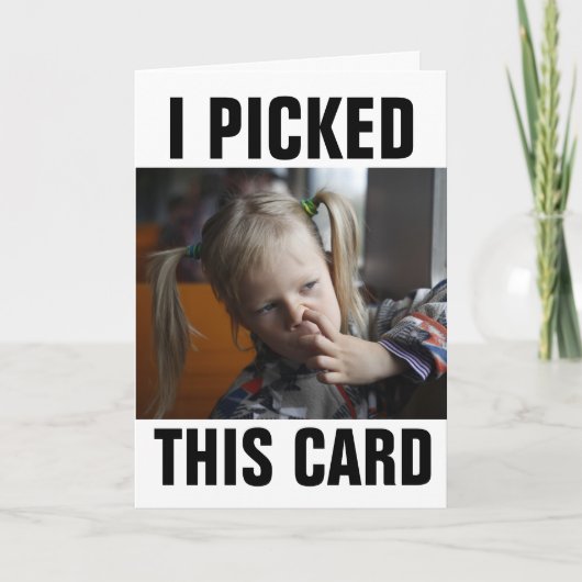 シスターからブラザーカードまおもしろいで カード (正面)