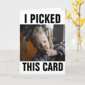 シスターからブラザーカードまおもしろいで カード (黄色い花)