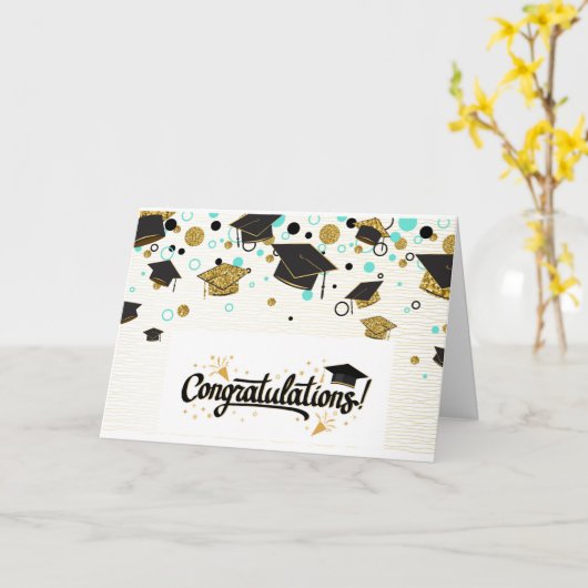 シスターのクリスチャン卒業カード カード (黄色い花)