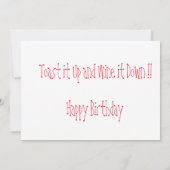 シスターの誕生祝いカード サンキューカード (裏面)