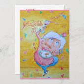 シスターの誕生祝いカード サンキューカード (正面/裏面)