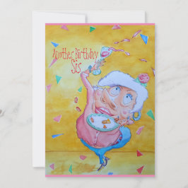 シスターの誕生祝いカード サンキューカード