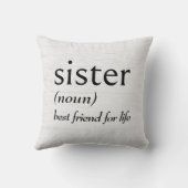 シスターの辞書定義 クッション (裏面)