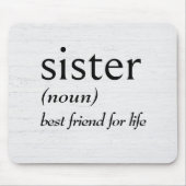 シスターの辞書定義 マウスパッド (正面)