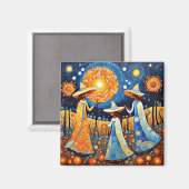 シスターの魔女たちが集う マグネット (正面/裏面)