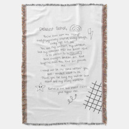 シスターへの手紙 スローブランケット