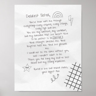 シスターへの手紙 ポスター