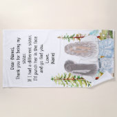 シスターへの贈りカスタム物 ビーチタオル (正面)