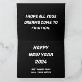 シスターより2024年新年のご挨 カード (内部)