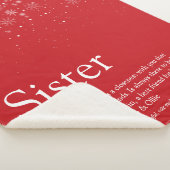 シスターウィカッコいいンターホリデースノーフレーク定義 シェルパブランケット (3/4)