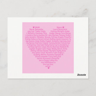 シスターウォールポストカード ポストカード