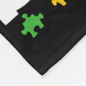 シスターオブザシスター誕生日少年自閉症意識パズル フリースブランケット (角)