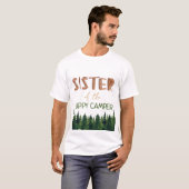 シスターオブザハッピーキャンパー誕生日 Tシャツ (正面フル)
