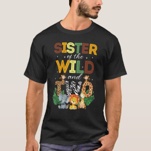 シスターオブザワイルドツーズビーズー誕生日サファリジャングル Tシャツ