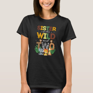 シスターオブザワイルドツーズビーズー誕生日サファリジャングル Tシャツ
