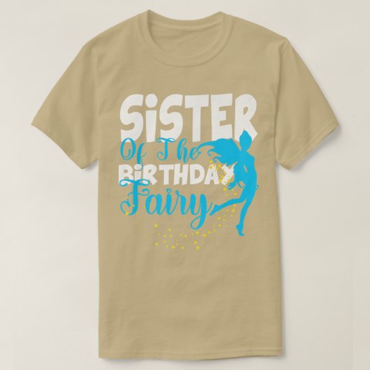シスターオブザ誕生日フェアリーファンタジー誕生日スクア Tシャツ (デザイン正面)