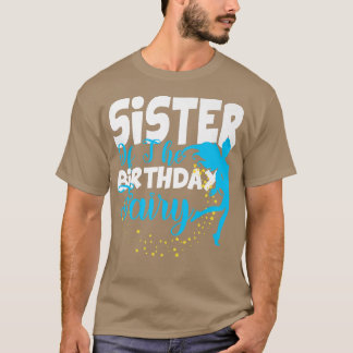 シスターオブザ誕生日フェアリーファンタジー誕生日スクア Tシャツ