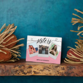 シスターカスタムフォトコラージュ可愛いプレゼント フォトプラーク (側面)