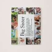 シスターカスタム定義引用文14フォトコラージュ ジグソーパズル (縦)