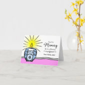 シスターカスタム・ヤールゼイット命日キャンドル カード (黄色い花)