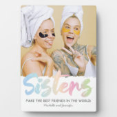 シスターカラフル写真 フォトプラーク (正面)