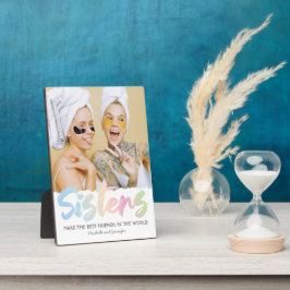 シスターカラフル写真 フォトプラーク