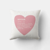 シスターキープサケハートフォトコラージュ引用文 クッション (裏面)