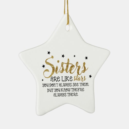 シスタークリスマスオーナメント セラミックオーナメント (右)