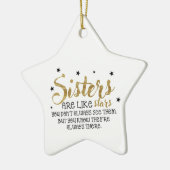 シスタークリスマスオーナメント セラミックオーナメント (左)