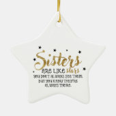 シスタークリスマスオーナメント セラミックオーナメント (裏面)