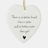 シスタークリスマスオーナメント – ファミリーオーナメント2023 セラミックオーナメント (右)