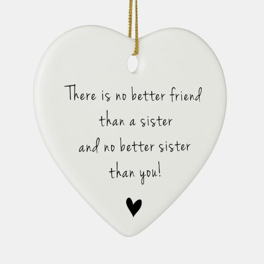 シスタークリスマスオーナメント – ファミリーオーナメント2023 セラミックオーナメント (右)