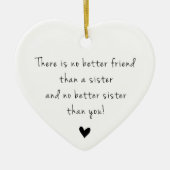 シスタークリスマスオーナメント – ファミリーオーナメント2023 セラミックオーナメント (正面)