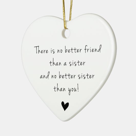 シスタークリスマスオーナメント – ファミリーオーナメント2023 セラミックオーナメント (左)