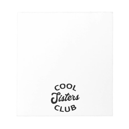 シスタークールズクラブI ノートパッド (正面)