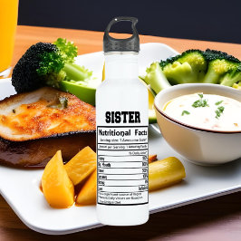 シスタークールファクトのワードアート ウォーターボトル