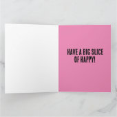 シスターケーキ(大きすぎる)誕生日カード カード (内部)