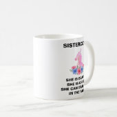 シスターコーンギフト, シスターへの面白いプレゼント, コーヒーマグカップ (正面右)