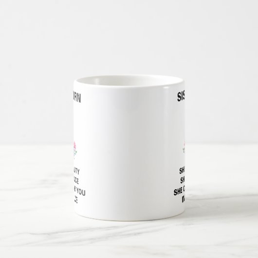 シスターコーンギフト, シスターへの面白いプレゼント, コーヒーマグカップ (中央)