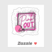 シスターサポートスクワッド乱雑Bun Pink Warrior Breast シール (シート)