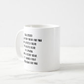 シスターシスターおもしろいギフトマグ コーヒーマグカップ (正面左)