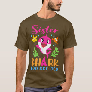 シスターシャーク姉妹シャーク恋人ファミリーマザーズ・デイ Tシャツ