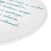 シスターシーブンバイクリスティーナロセッティターコイズブルー カッティングボード (角)