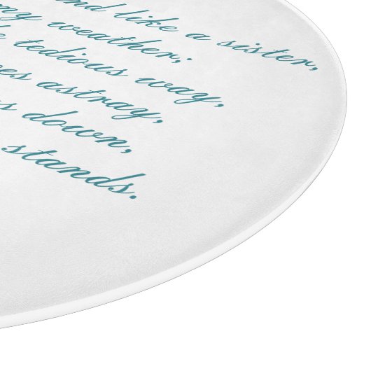 シスターシーブンバイクリスティーナロセッティターコイズブルー カッティングボード (角)